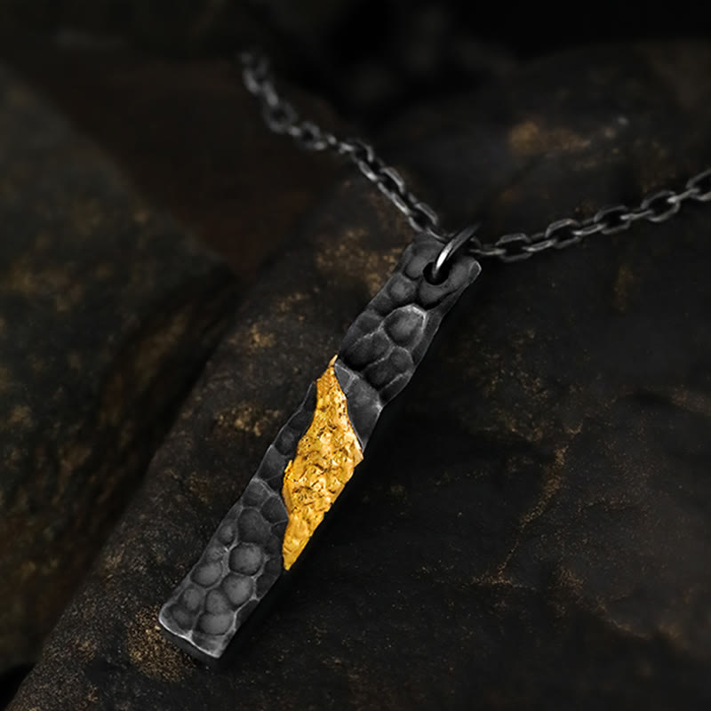 WorldNorse Handcrafted 999 Silver Moonlit Mountain Necklace - With 55cm Silver Chain - image 0