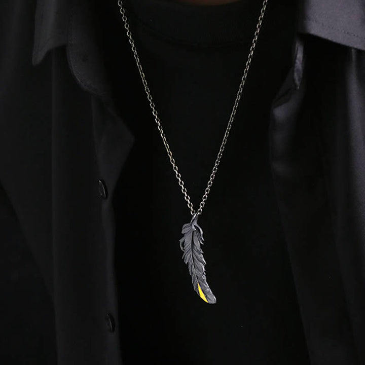 WorldNorse Handcrafted 999 Silver Feather Necklace - image 7