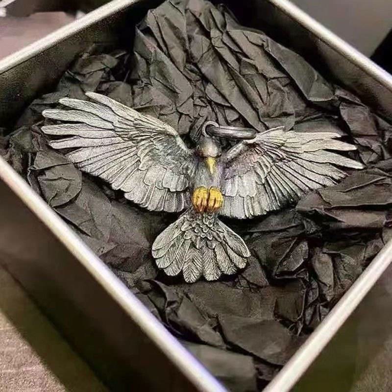 WorldNorse Vintage Animal Eagle Necklace - image 2
