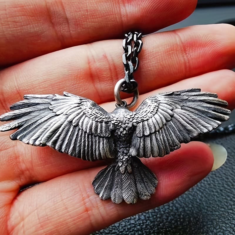 WorldNorse Vintage Animal Eagle Necklace - image 4
