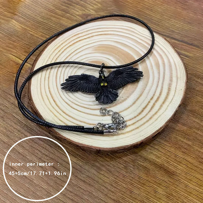 WorldNorse Vintage Animal Eagle Necklace - With Rope - image 5