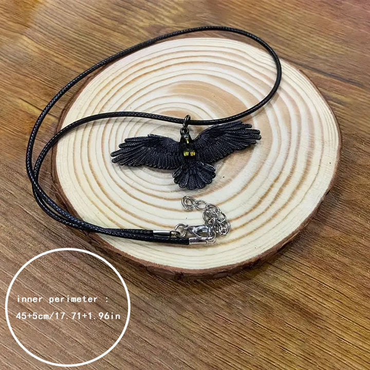 WorldNorse Vintage Animal Eagle Necklace - With Rope - image 5
