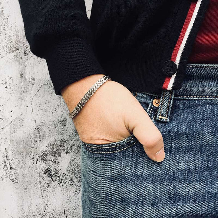 WorldNorse Stainless Steel Wheat Bracelet - image 7