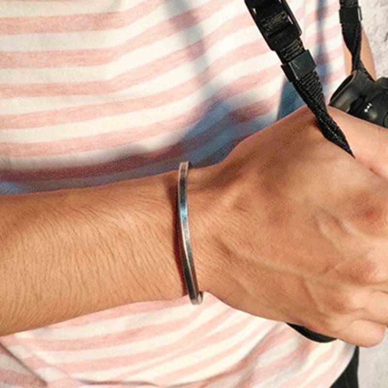 WorldNorse Spiral Twist Open Bracelet - image 2