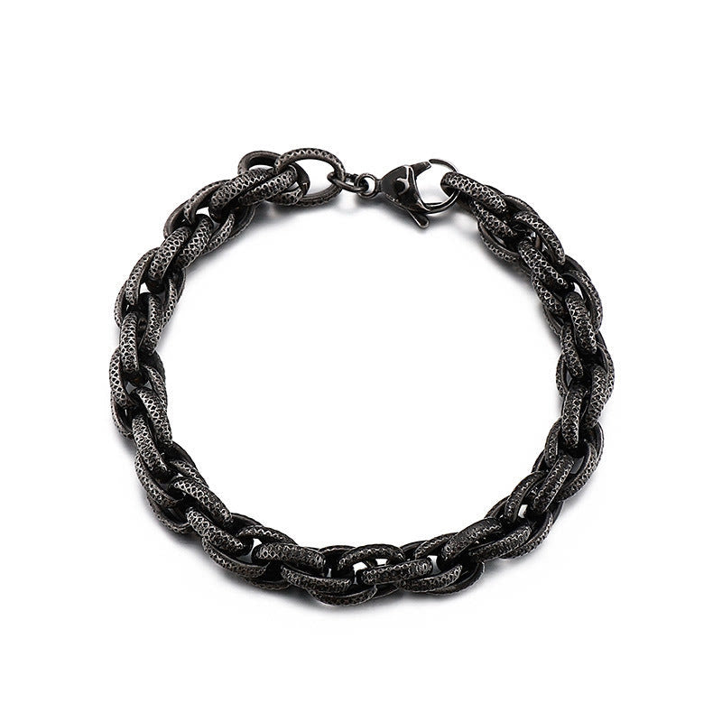 FREE Today: Titanium Steel Retro Dot Twist Bracelet