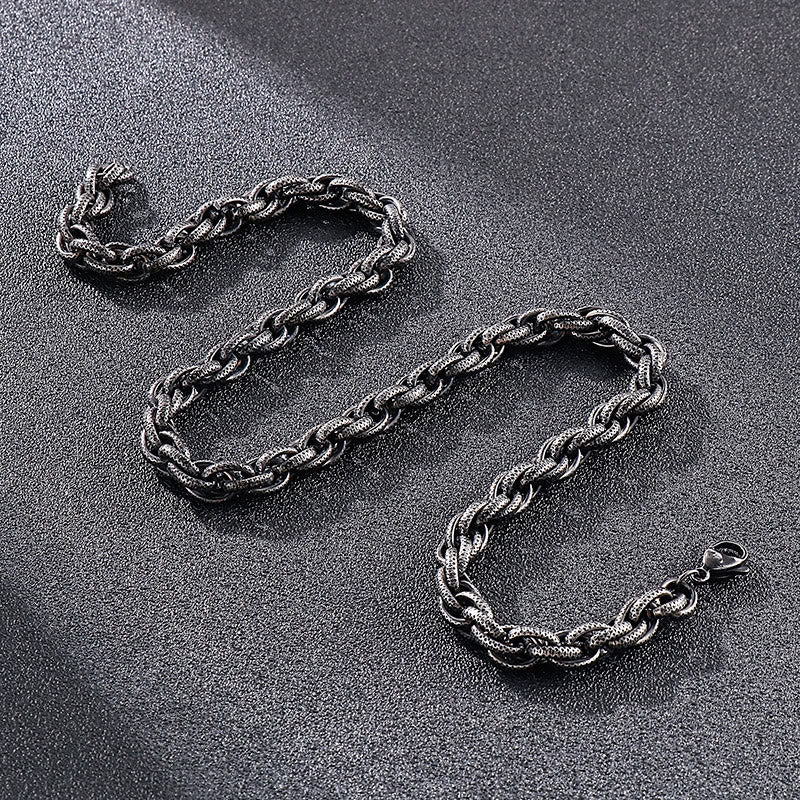 WorldNorse Retro Dot Twist Bracelet / Necklace