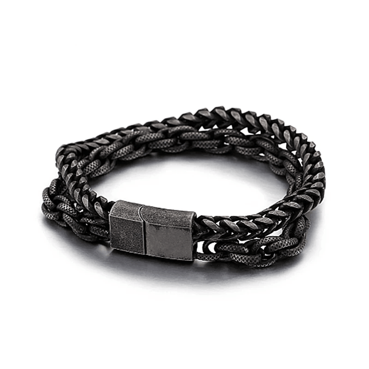 WorldNorse Heavy Chain Link Stainless Steel Bracelet