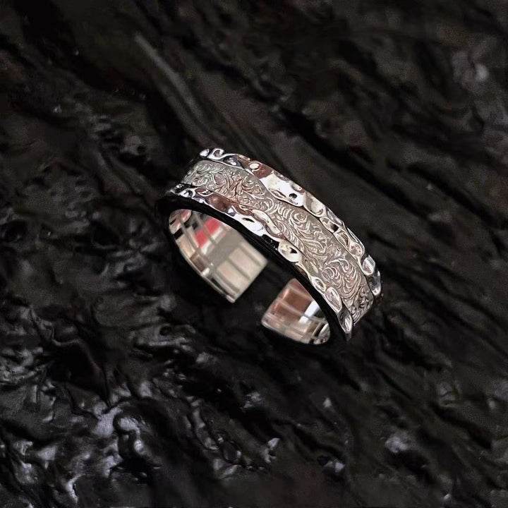 WorldNorse Arabesque Pattern Ring - Silver - image 2