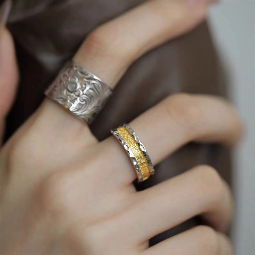 WorldNorse Arabesque Pattern Ring - image 1