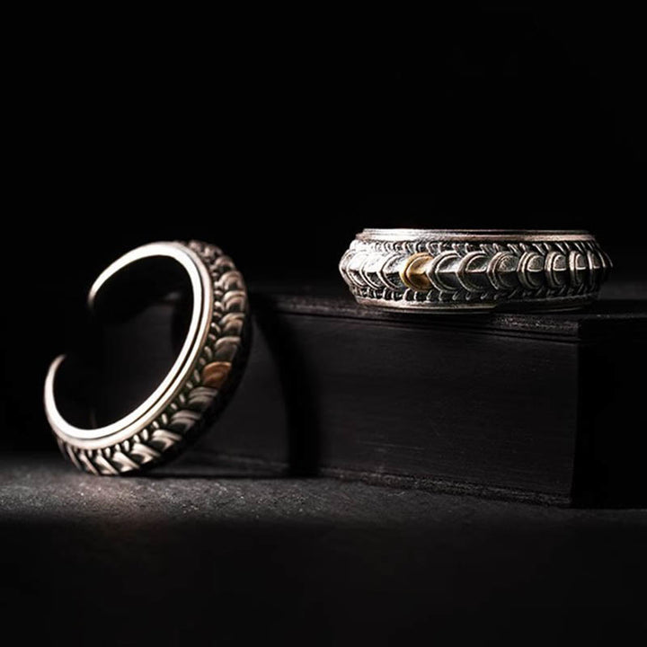 WorldNorse Vintage Dragon Scale Bracelet / Ring