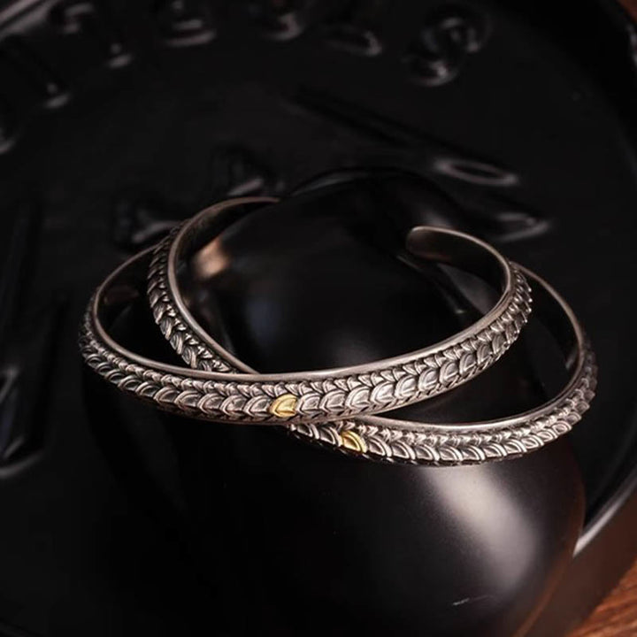 WorldNorse Vintage Dragon Scale Bracelet / Ring
