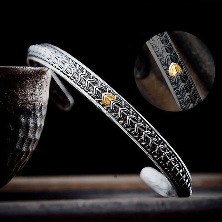 WorldNorse Vintage Dragon Scale Bracelet / Ring