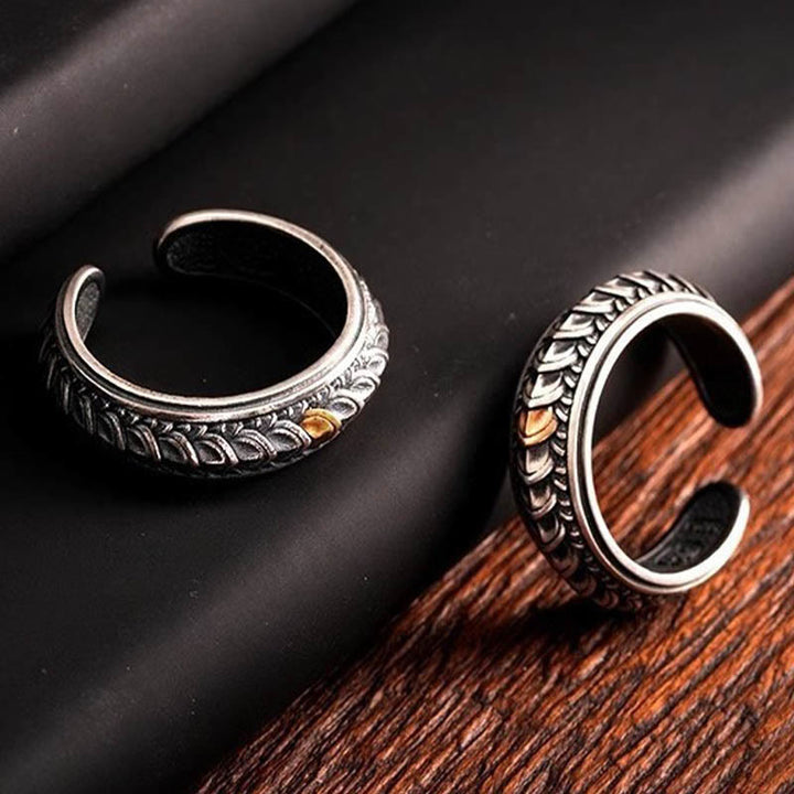 WorldNorse Vintage Dragon Scale Bracelet / Ring