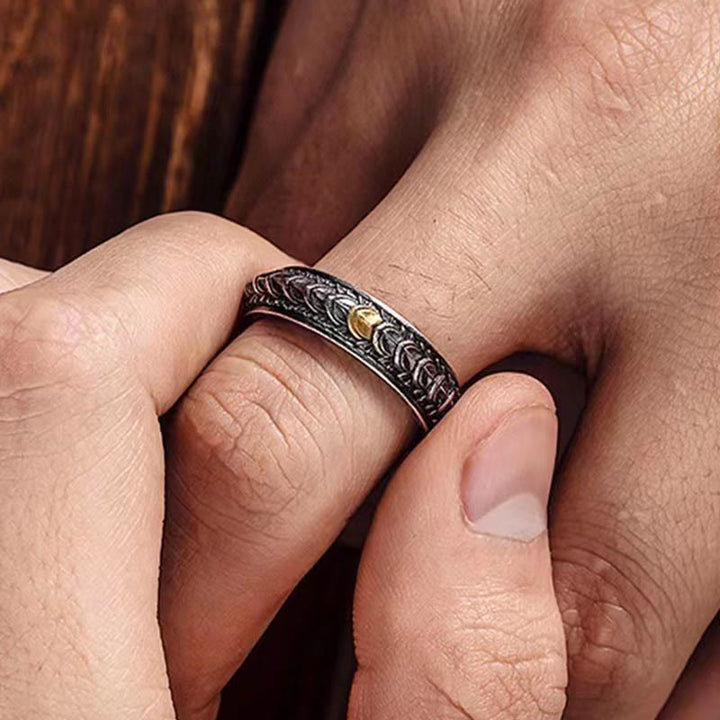 WorldNorse Vintage Dragon Scale Bracelet / Ring