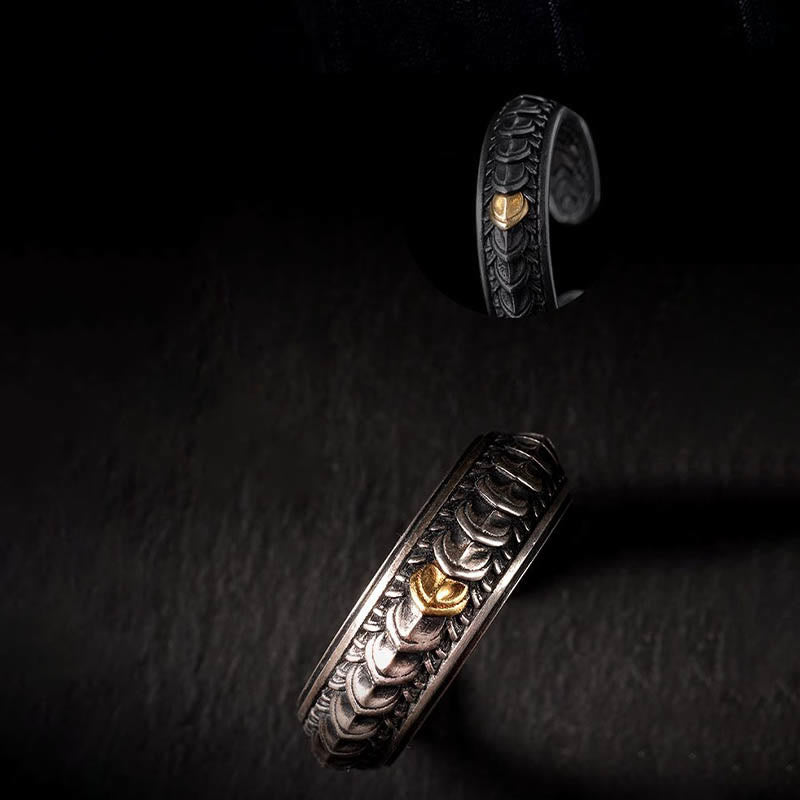 WorldNorse Vintage Dragon Scale Bracelet / Ring