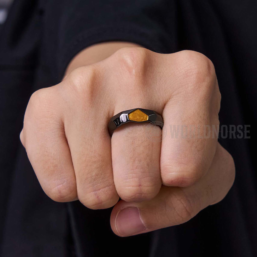 WorldNorse Mountain Stone Ring