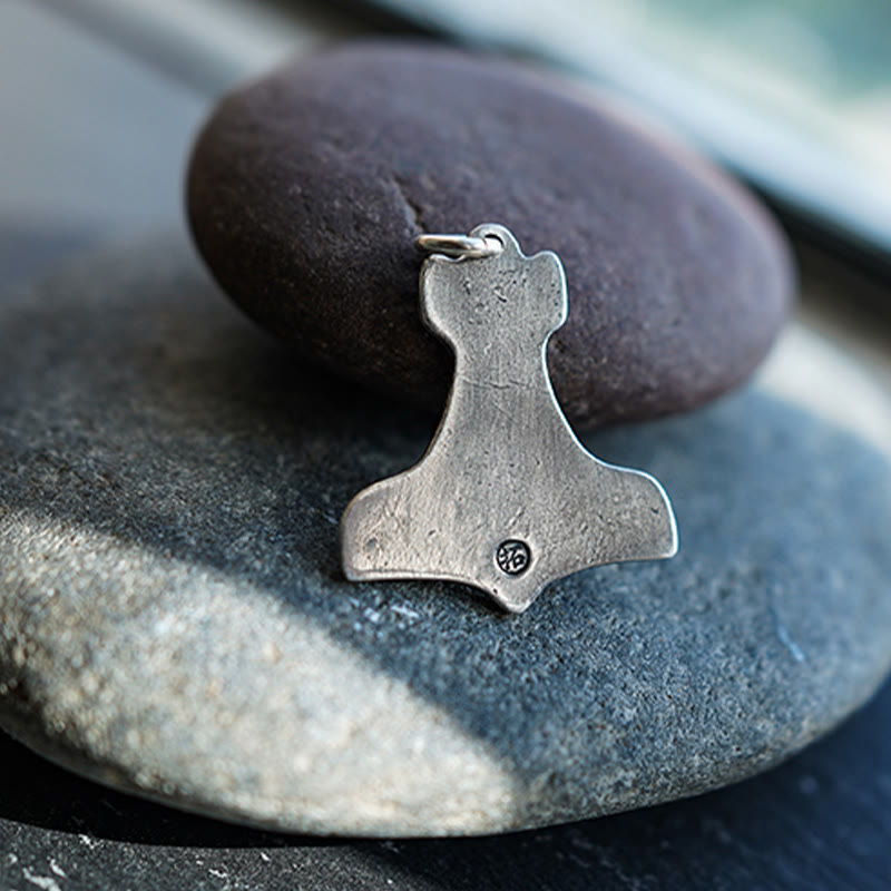 WorldNorse Handcrafted 999 Silver Mjolnir Necklace - image 6