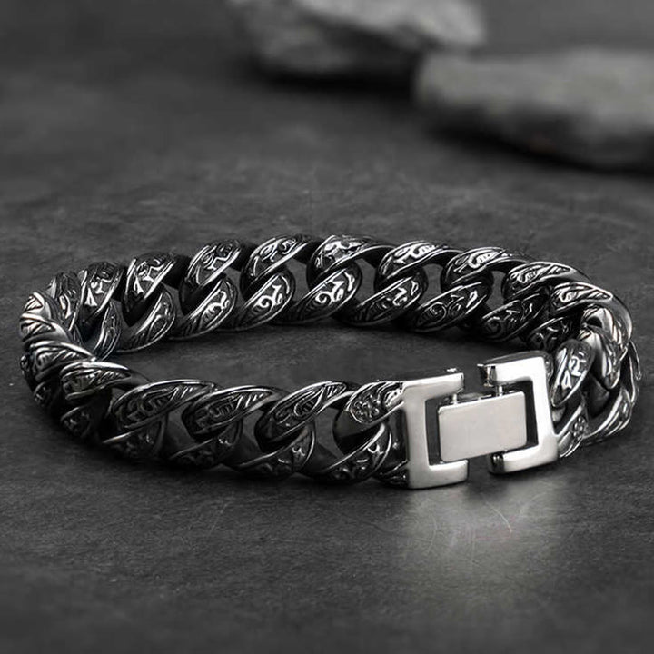 WorldNorse Vintage Totem Chunky Bracelet
