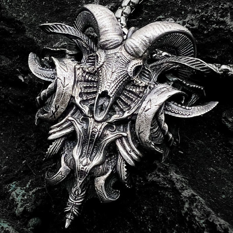 WorldNorse Handcrafted 925 Silver Sheep Head Necklace - image 7