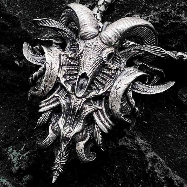 WorldNorse Handcrafted 925 Silver Sheep Head Necklace - image 7