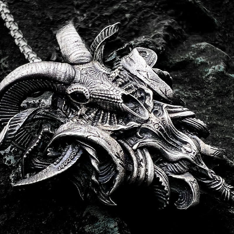 WorldNorse Handcrafted 925 Silver Sheep Head Necklace - image 5