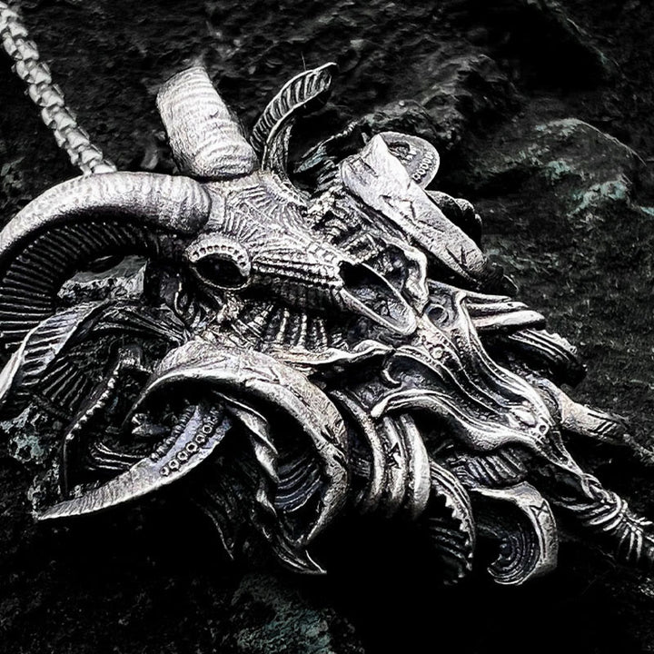 WorldNorse Handcrafted 925 Silver Sheep Head Necklace - image 5