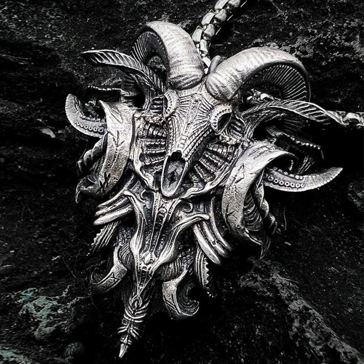 WorldNorse Handcrafted 925 Silver Sheep Head Necklace - image 6