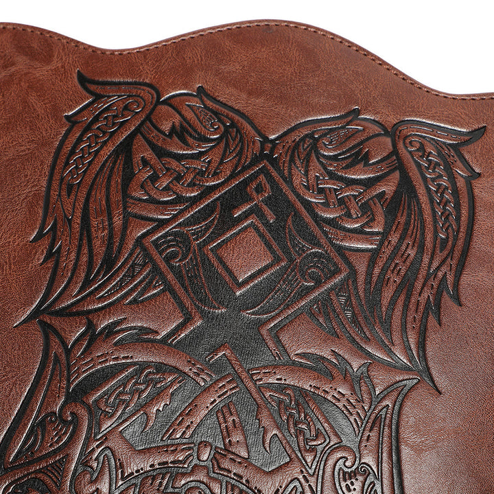 WorldNorse Viking Totem Eco Leather Arm Bracers