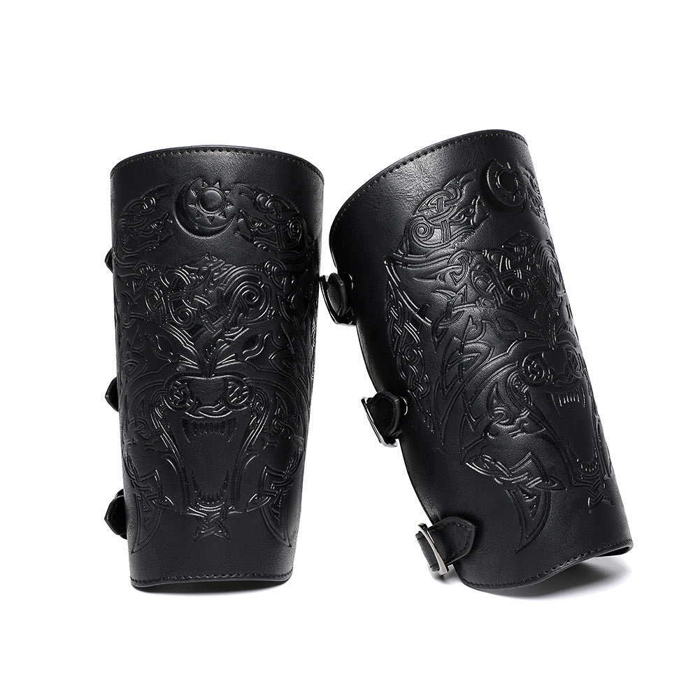 WorldNorse Knight Eco Leather Arm Bracers