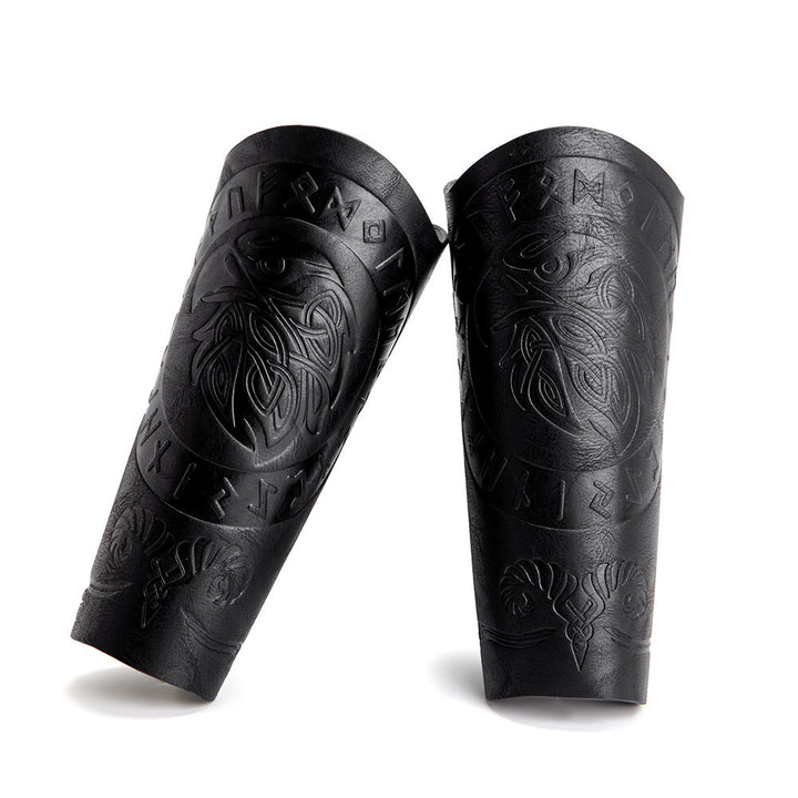 WorldNorse Runes Eco Leather Arm Bracers