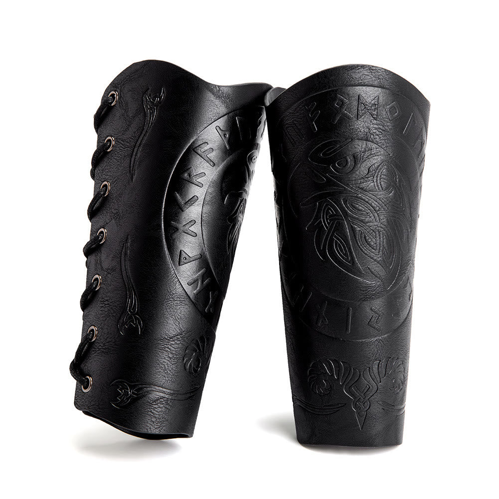 WorldNorse Runes Eco Leather Arm Bracers