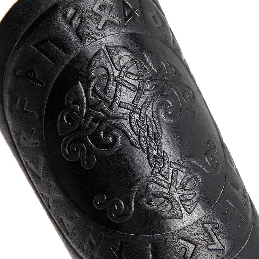 WorldNorse Yggdrasil Celtic Eco Leather Arm Bracers