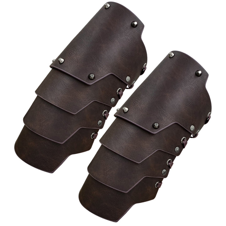 WorldNorse Four layers Eco Leather Arm Bracers