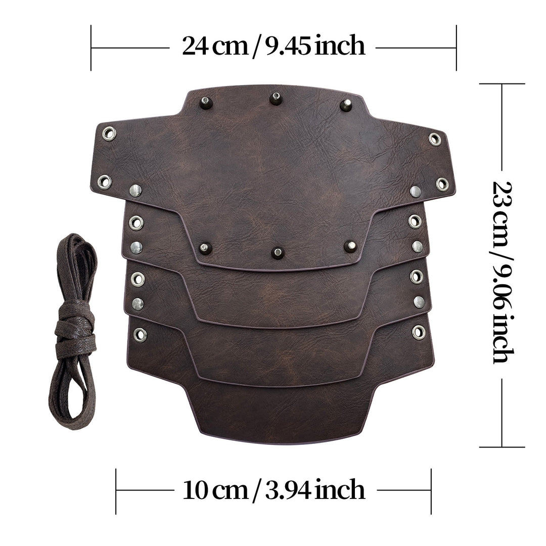 WorldNorse Four layers Eco Leather Arm Bracers