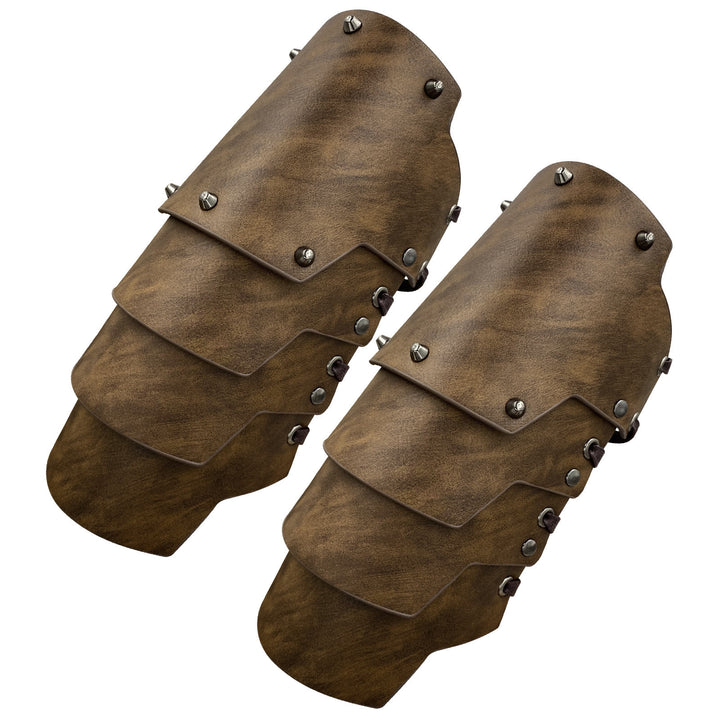 WorldNorse Four layers Eco Leather Arm Bracers