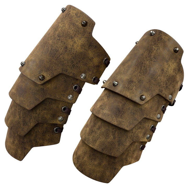 WorldNorse Four layers Eco Leather Arm Bracers