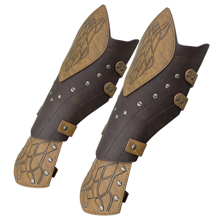 WorldNorse Viking Warrior Eco Leather Arm Bracers