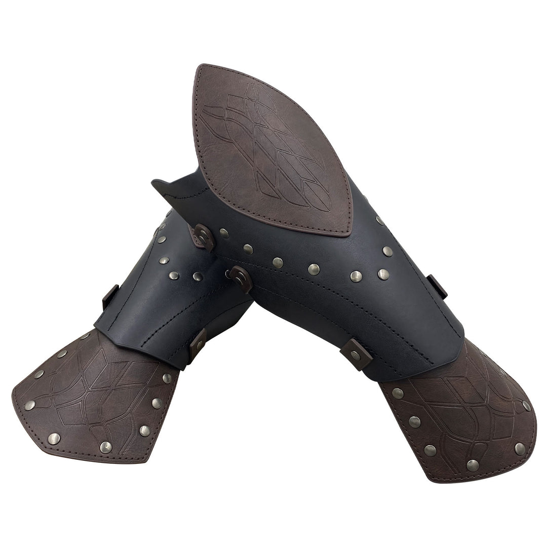 WorldNorse Viking Warrior Eco Leather Arm Bracers