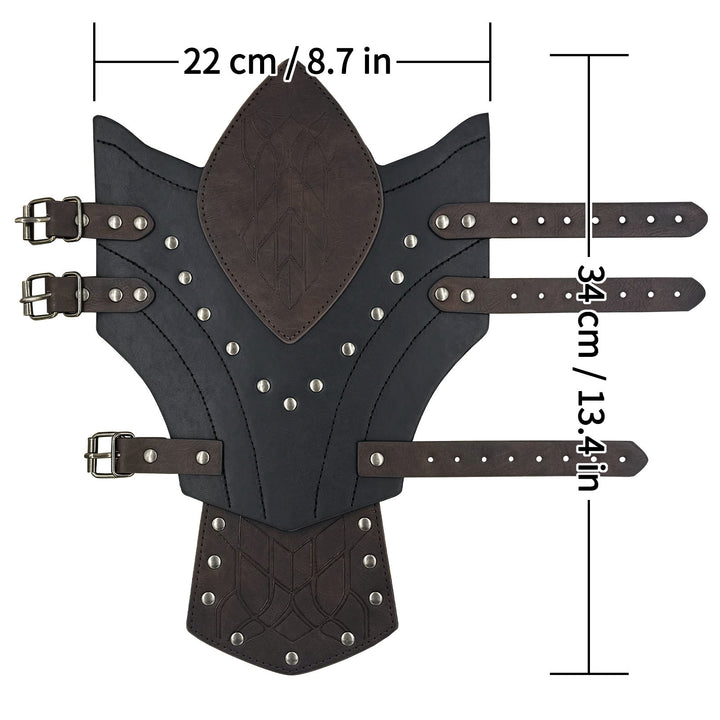 WorldNorse Viking Warrior Eco Leather Arm Bracers