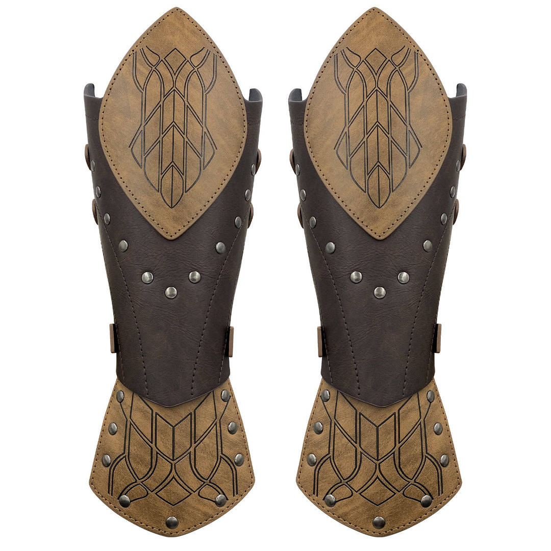 WorldNorse Viking Warrior Eco Leather Arm Bracers