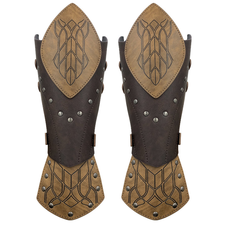 WorldNorse Viking Warrior Eco Leather Arm Bracers