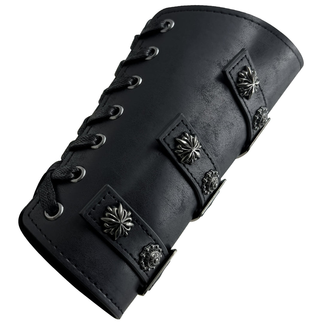 WorldNorse Medieval Retro Eco Leather Arm Bracers