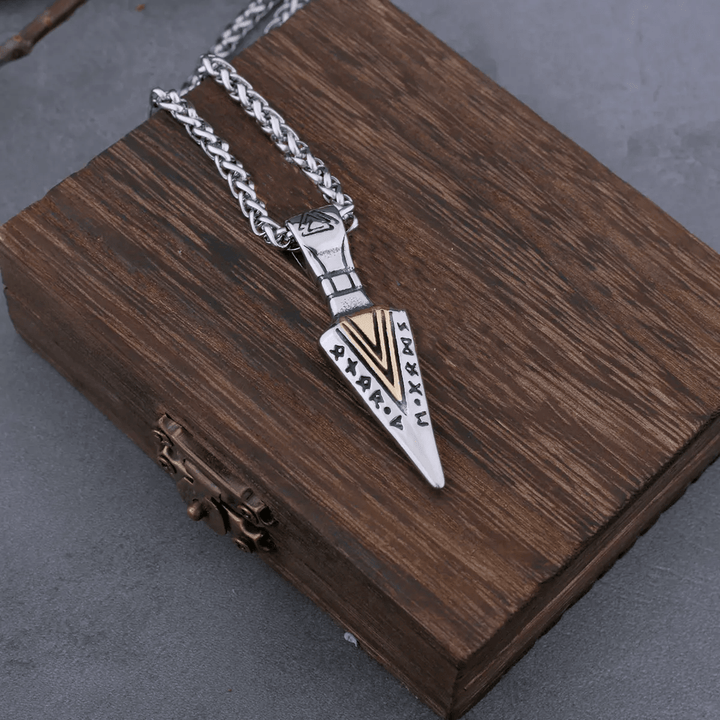 FREE Today: Gungnir Odin Spear Rune Necklace