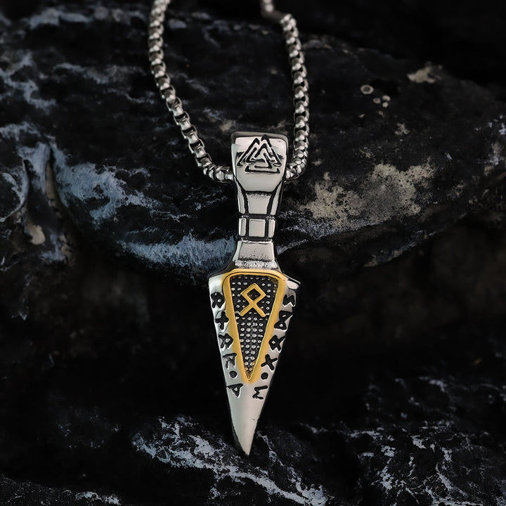 FREE Today: Gungnir Odin Spear Rune Necklace