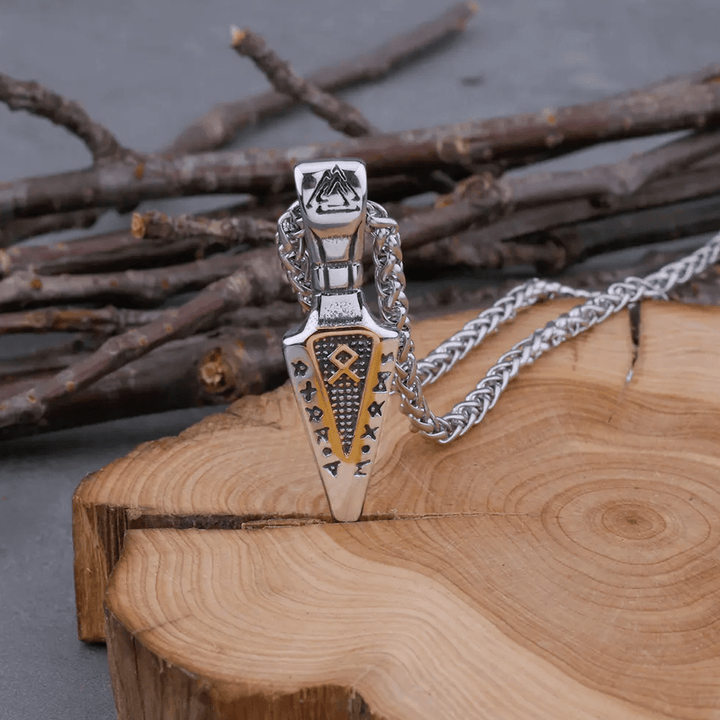 FREE Today: Gungnir Odin Spear Rune Necklace