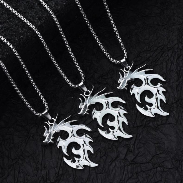 FREE Today: Luminous Flame Dragon Necklace