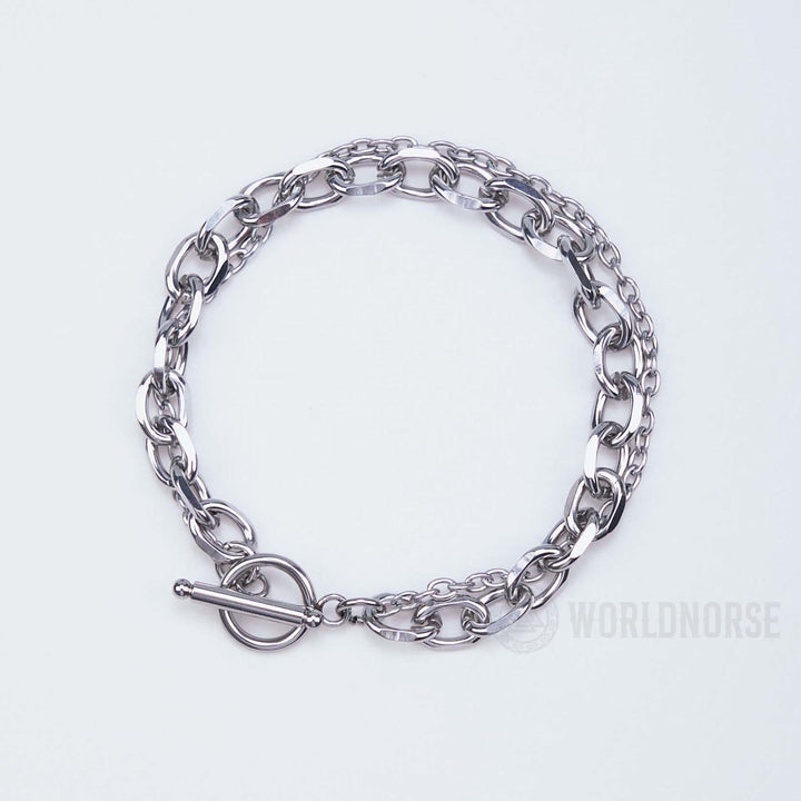 WorldNorse Multi-layer Splice One Word Buckle Bracelet