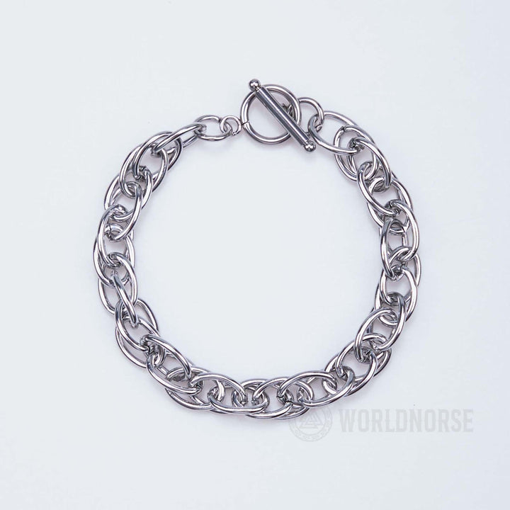 WorldNorse Coarse Twist One Word Buckle Bracelet