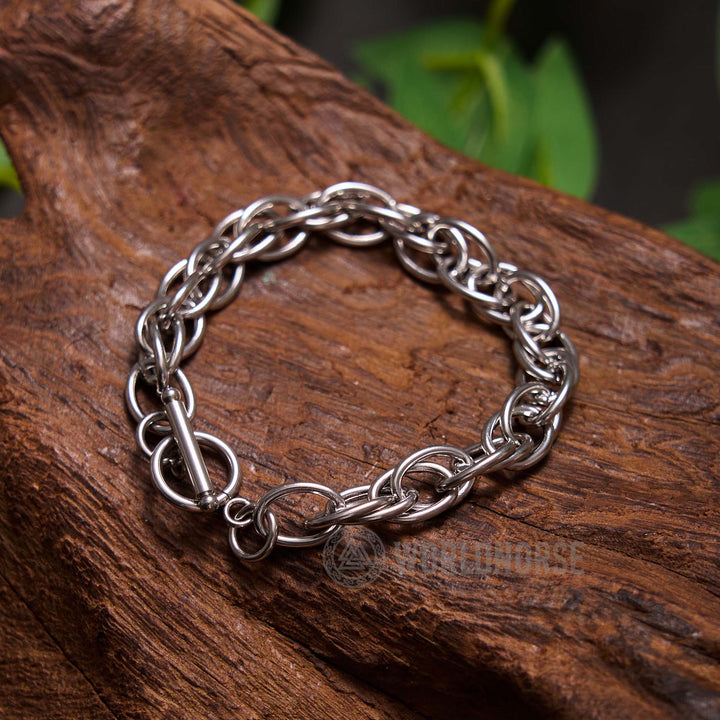 WorldNorse Coarse Twist One Word Buckle Bracelet