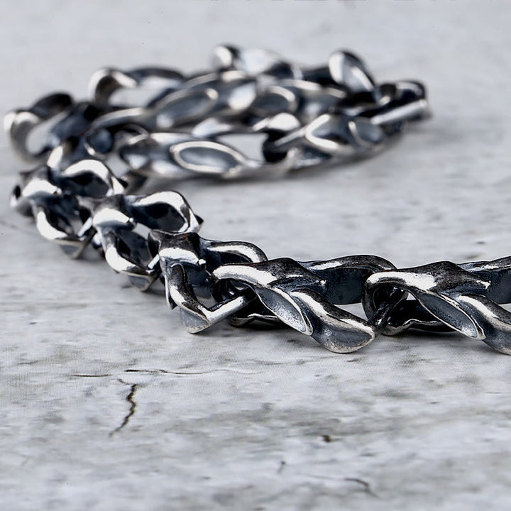 WorldNorse 925 Sterling Silver Spine Bracelet - image 1
